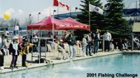 2001 by the pool with the tent